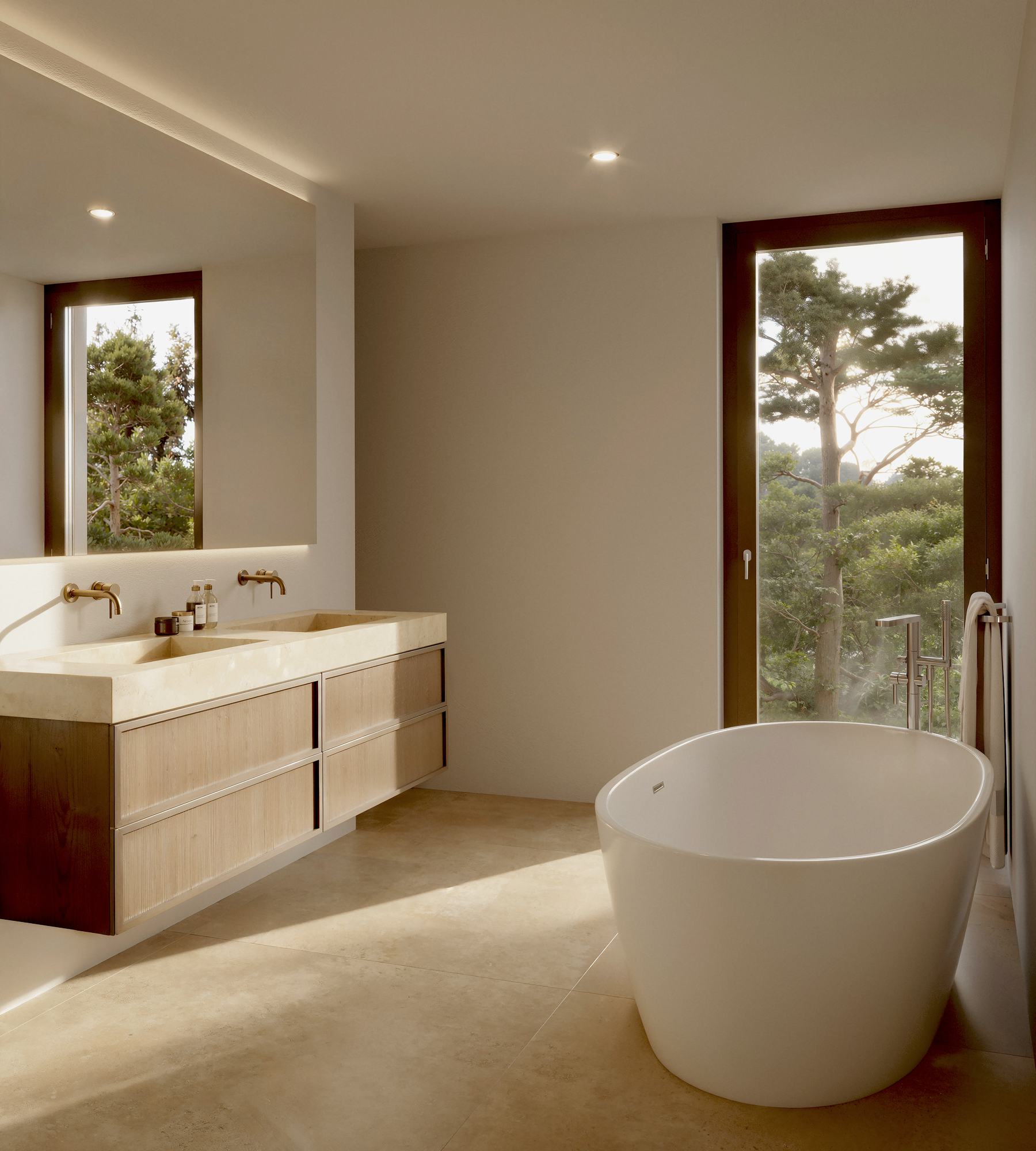Badezimmer Penthouse
